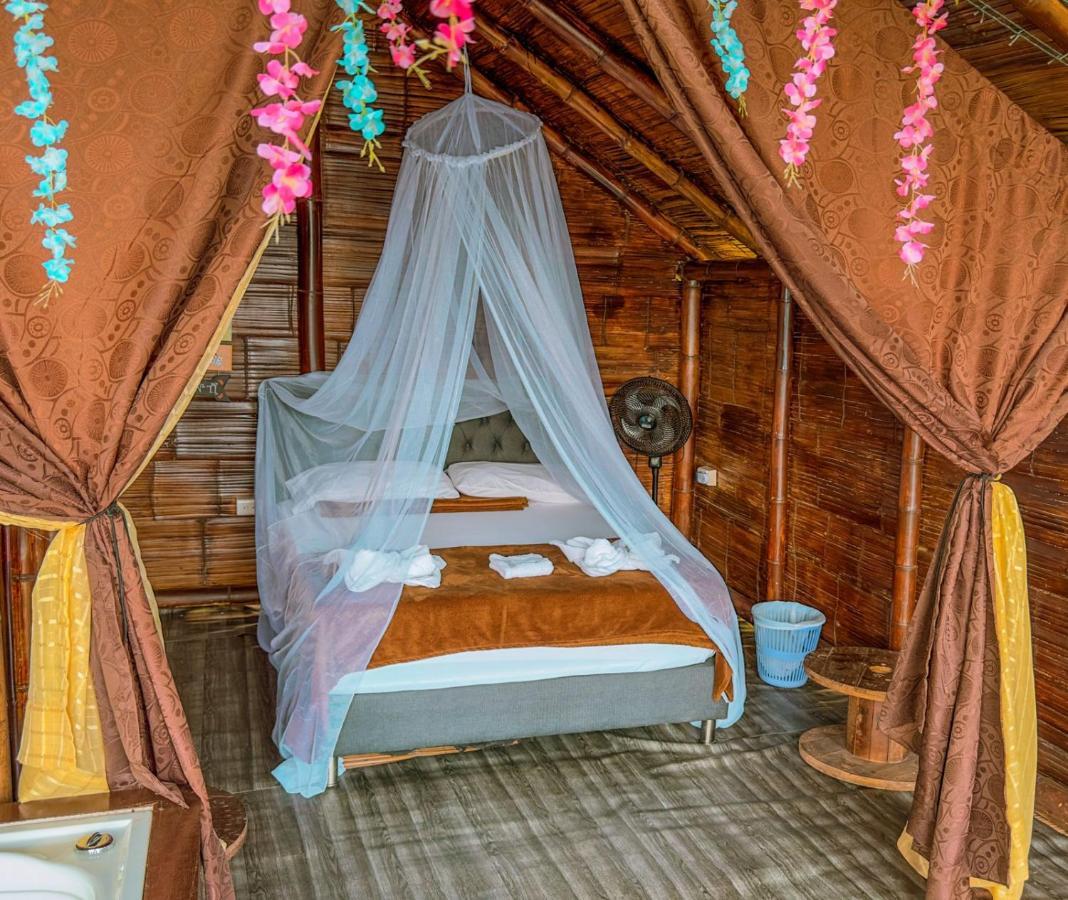 ホテル Glamping Mirador Santa Fe-ソペトラン エクステリア 写真