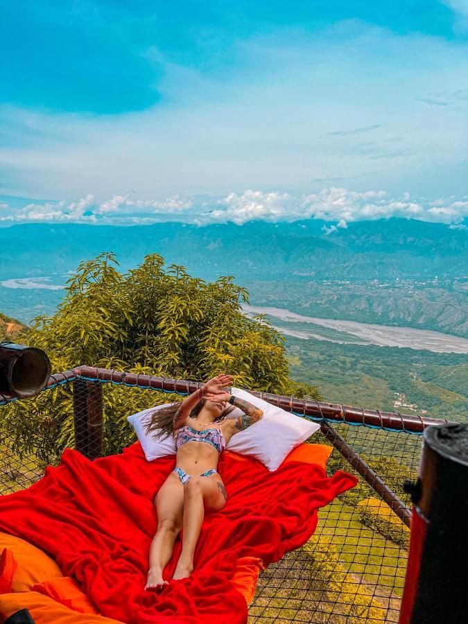 ホテル Glamping Mirador Santa Fe-ソペトラン エクステリア 写真