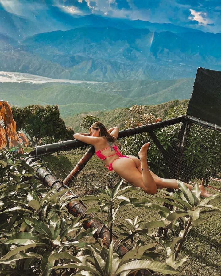 ホテル Glamping Mirador Santa Fe-ソペトラン エクステリア 写真