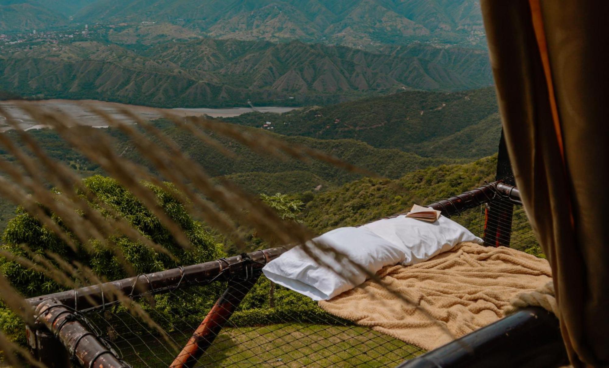 ホテル Glamping Mirador Santa Fe-ソペトラン エクステリア 写真