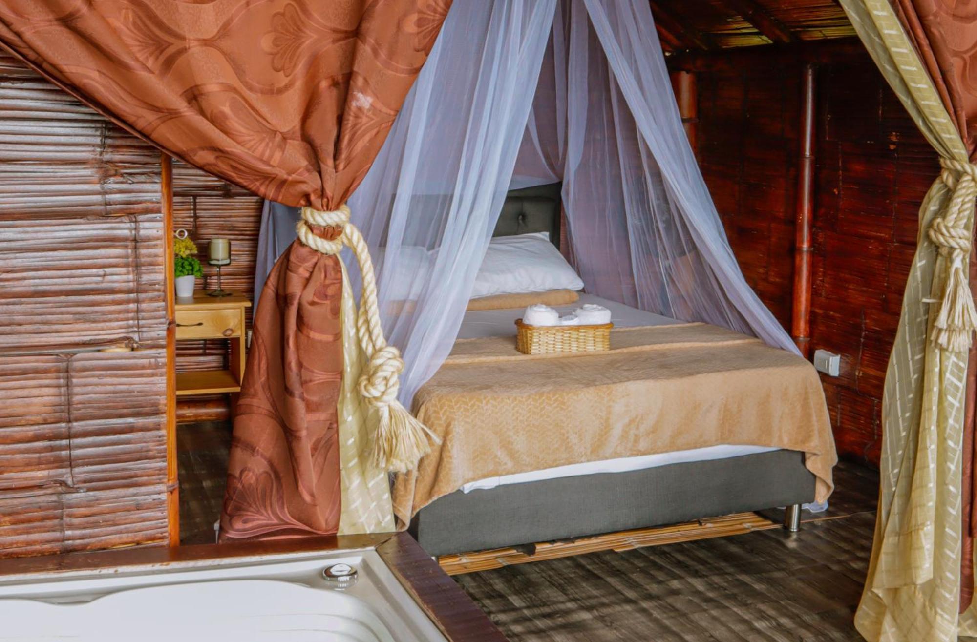 ホテル Glamping Mirador Santa Fe-ソペトラン エクステリア 写真
